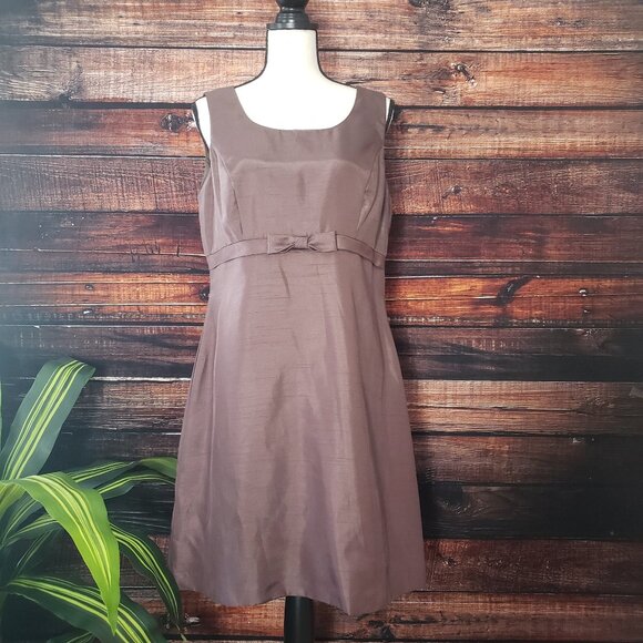 NWOT Jessica Howard Evenings Two Piece Elegant Dress Size 14P Brown Beaded - Picture 7 of 10